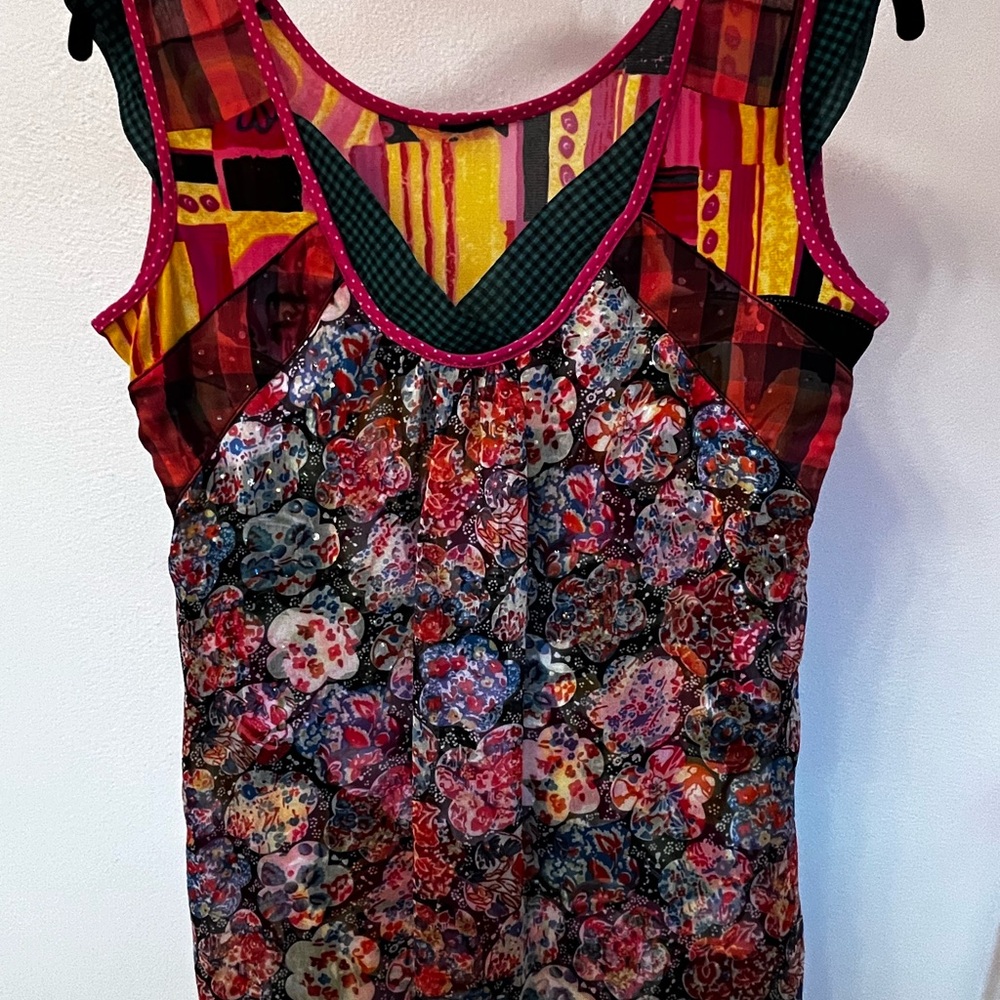 Floral Multicolor Women's Top